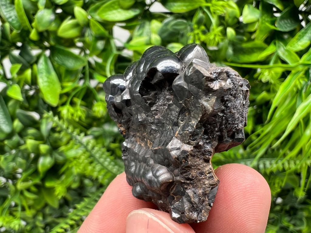 Moroccan Black Botryoidal Hematite Specimen: Chakra Reiki Crystal