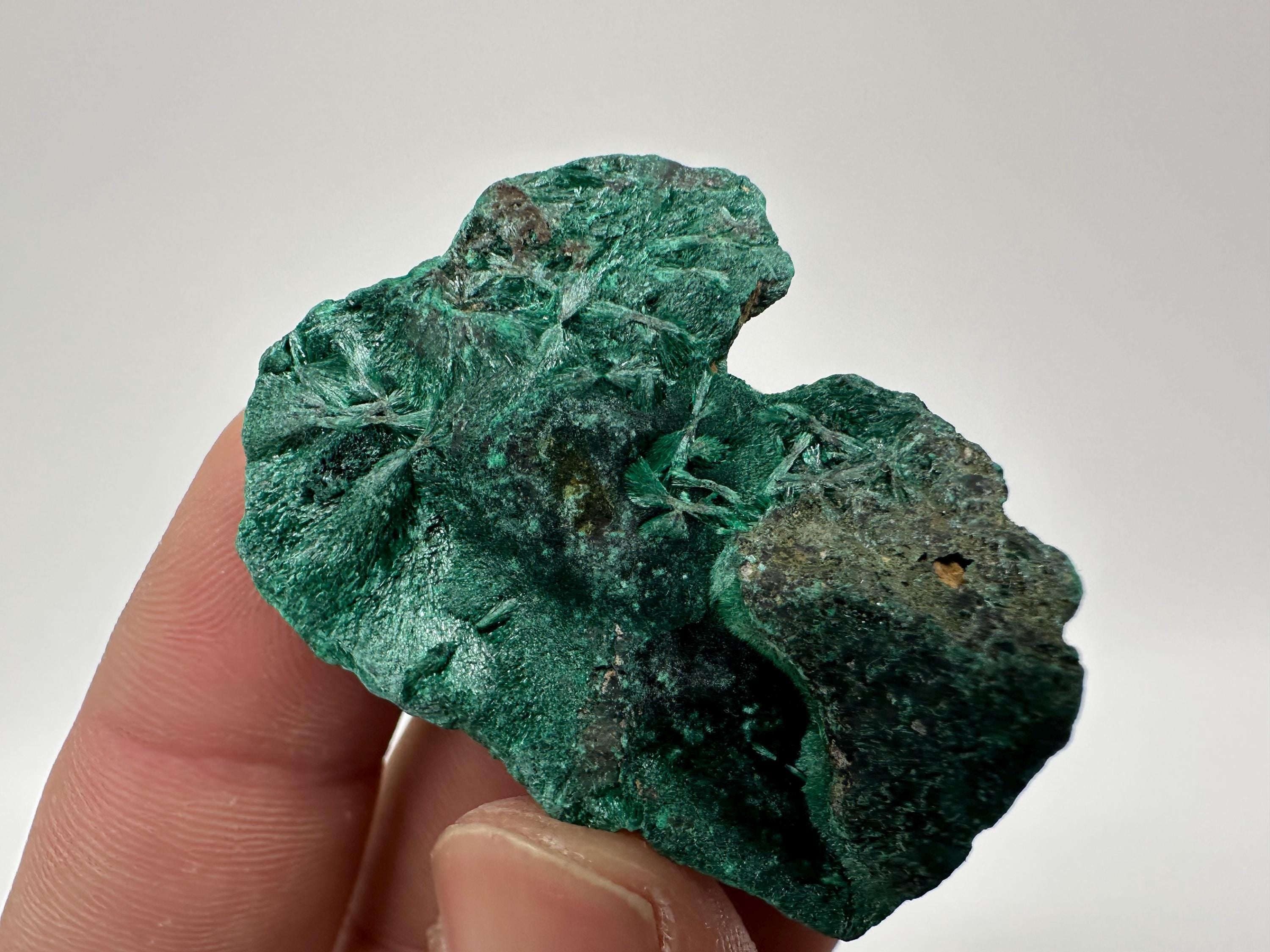 Green Malachite Crystal Specimen, Congo Minerals (4.5/4cm)