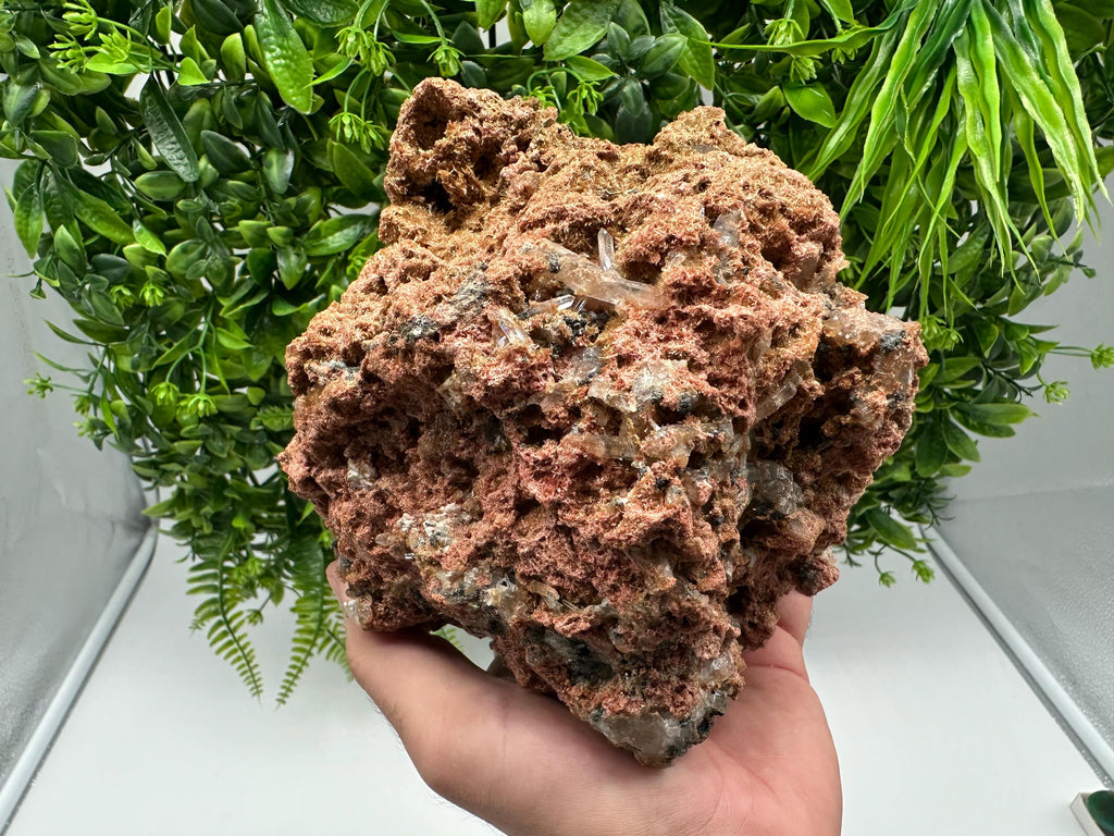 Quartz with Hematite & Iron Oxide: Collectible Mineral Specimen, 9th September Mine