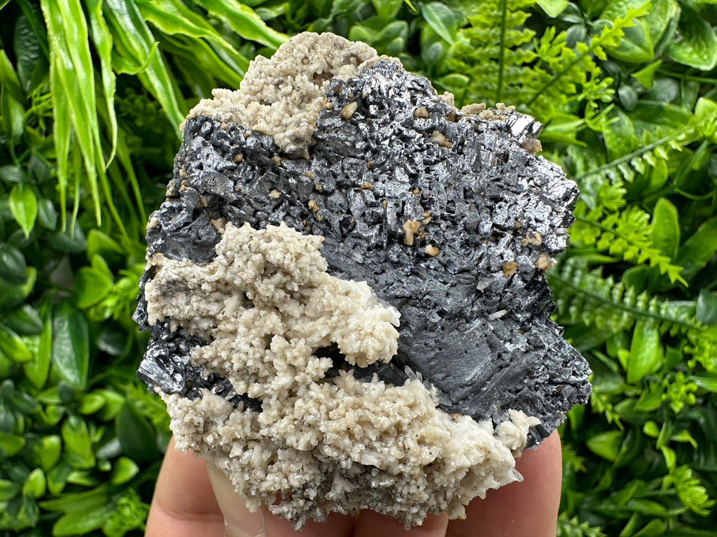 Galena with Dolomite, Rare Morphology Mineral Specimen