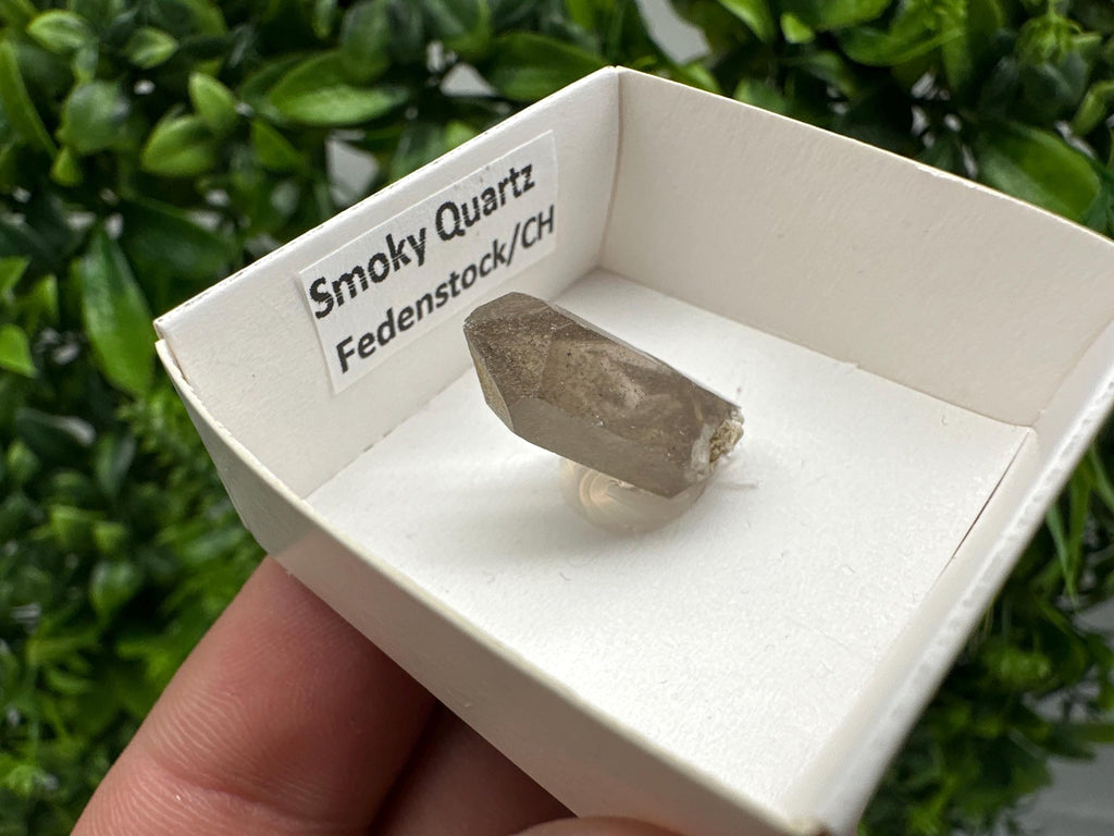 Rare Smoky Quartz Point, Fedenstock Switzerland Mineral Specimen