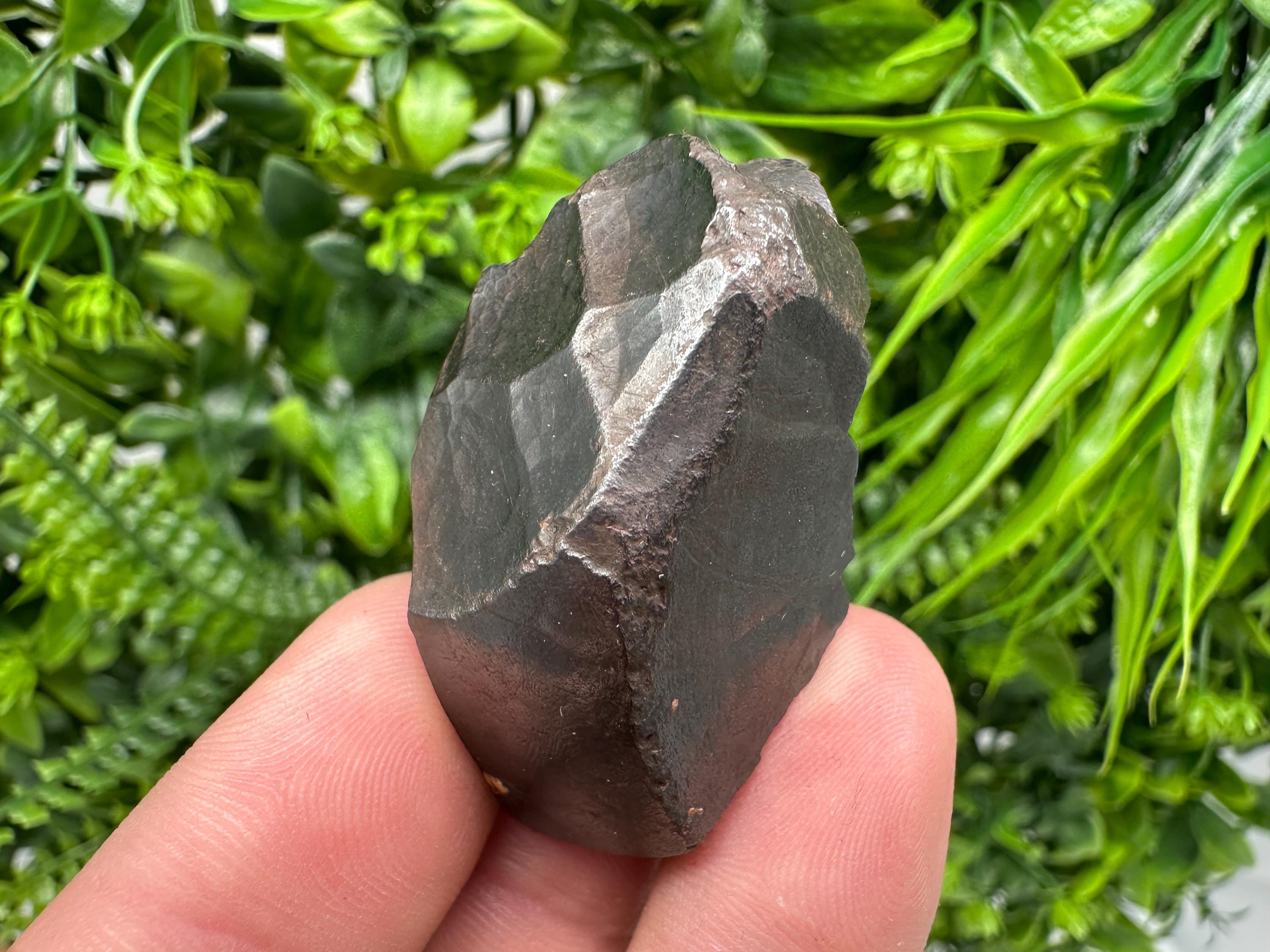 Moroccan Black Botryoidal Hematite Specimen: Chakra Reiki Crystal