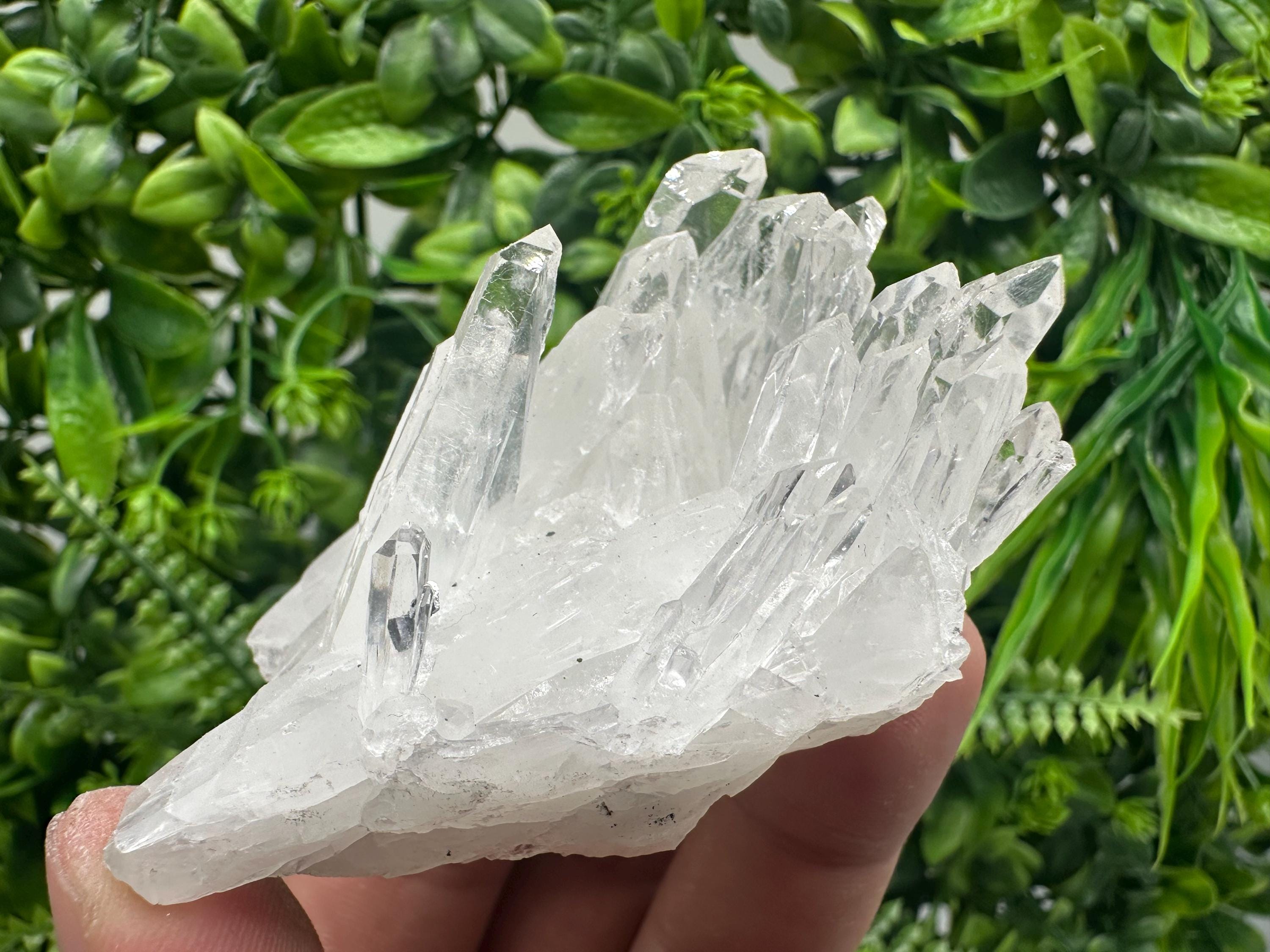 Transparent Quartz Cluster, Djurcovo Mine Bulgaria, Rare Crystal Specimen