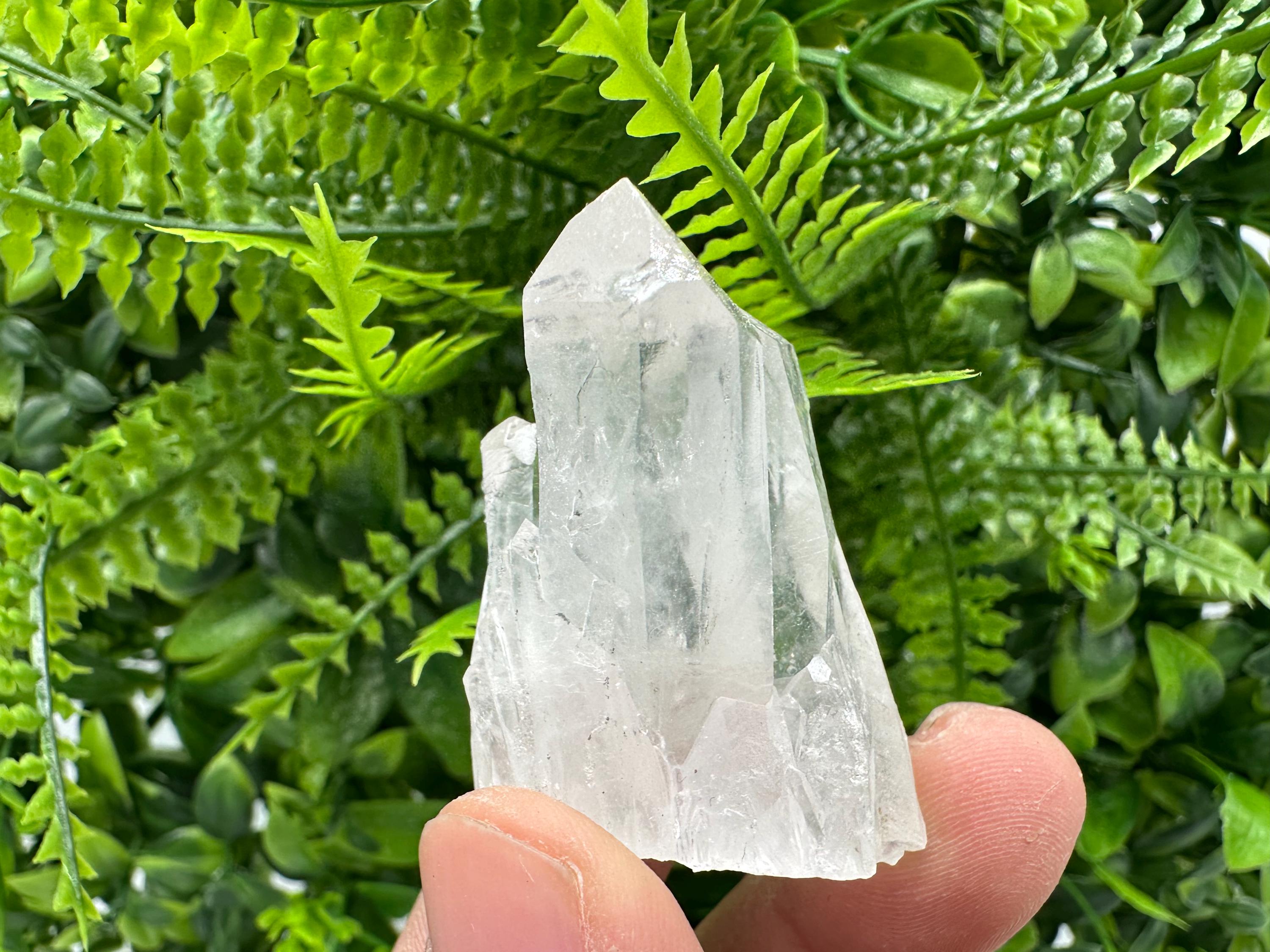Transparent Quartz Crystal Cluster, Djurcovo Mine, Bulgaria, Rare Mineral Specimen