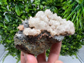 Wonderful Calcite on Quartz white Sphalerite, from Borieva mine,Bulgaria,natural,collection mineral specimen,Home decor crystal,gift,healing