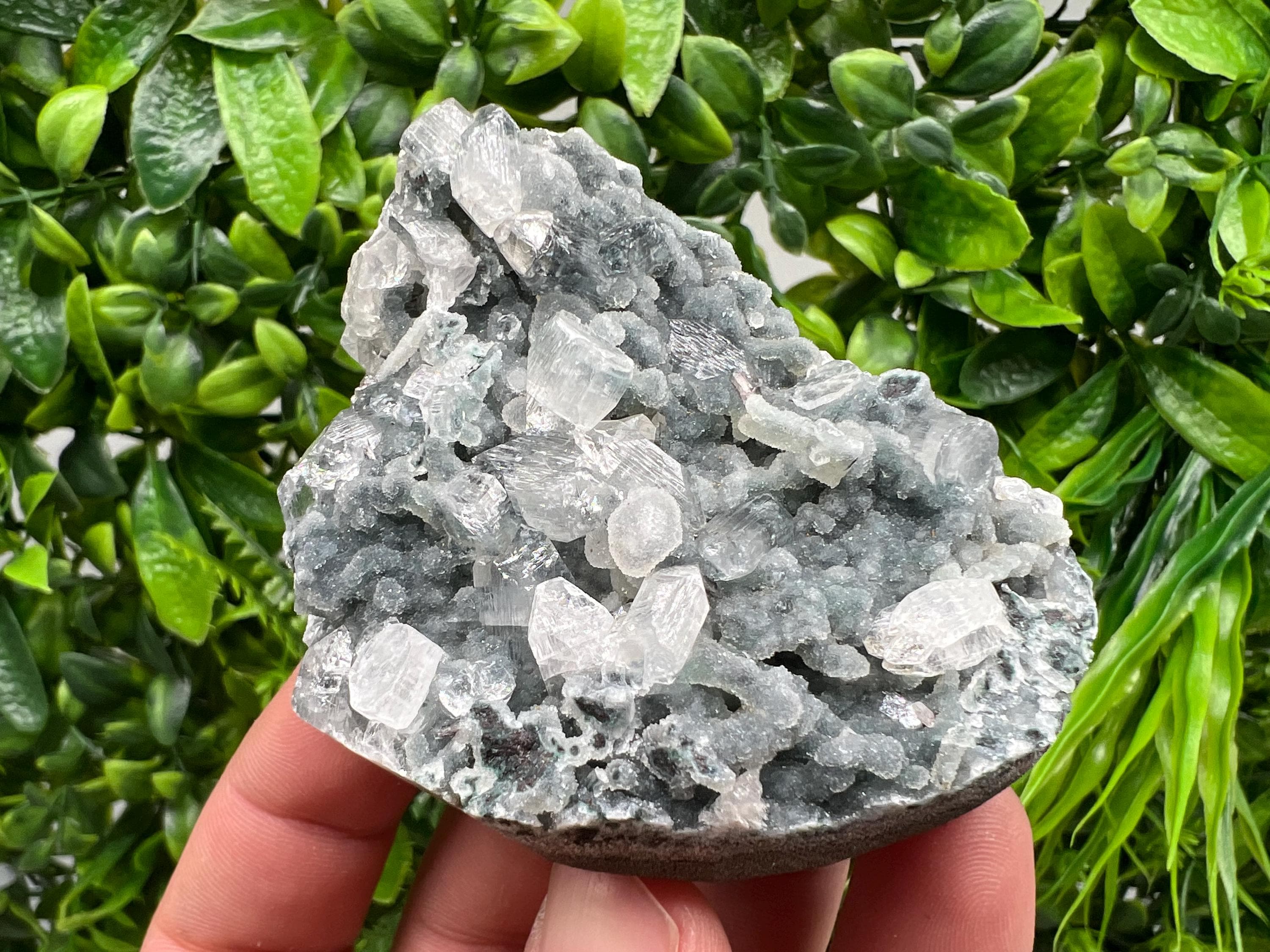 STUNNING Transparent Apophyllite on Chalcedony,natural, collection minerals specimen,India Minerals,Crystal, Stone Mineral Specimens India