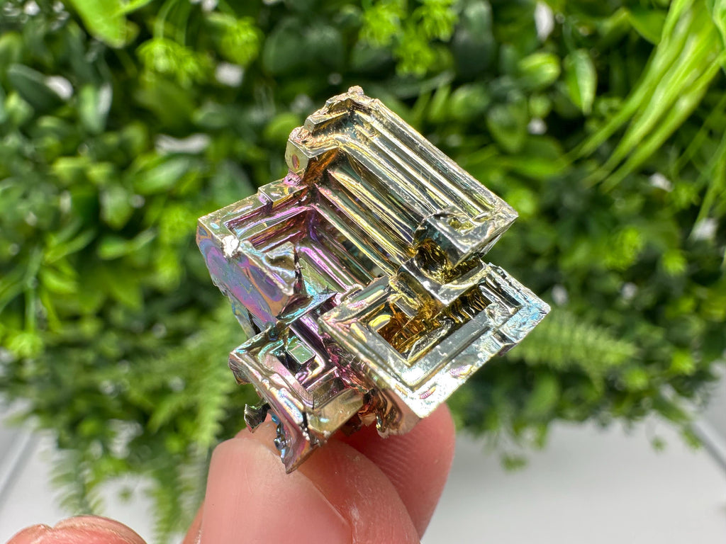Rainbow Bismuth Crystal: Rare Gemstone Specimen,wholesale Bismuth