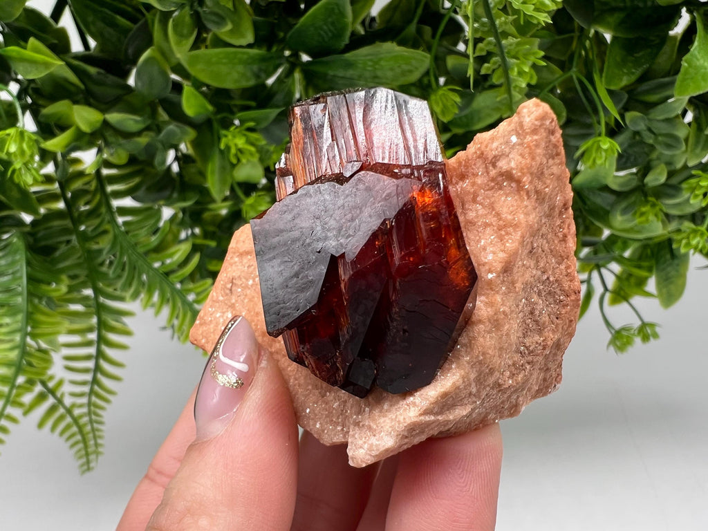 Orange-Brown Arcanite Mineral Specimen, Santa Ana Tin Mine