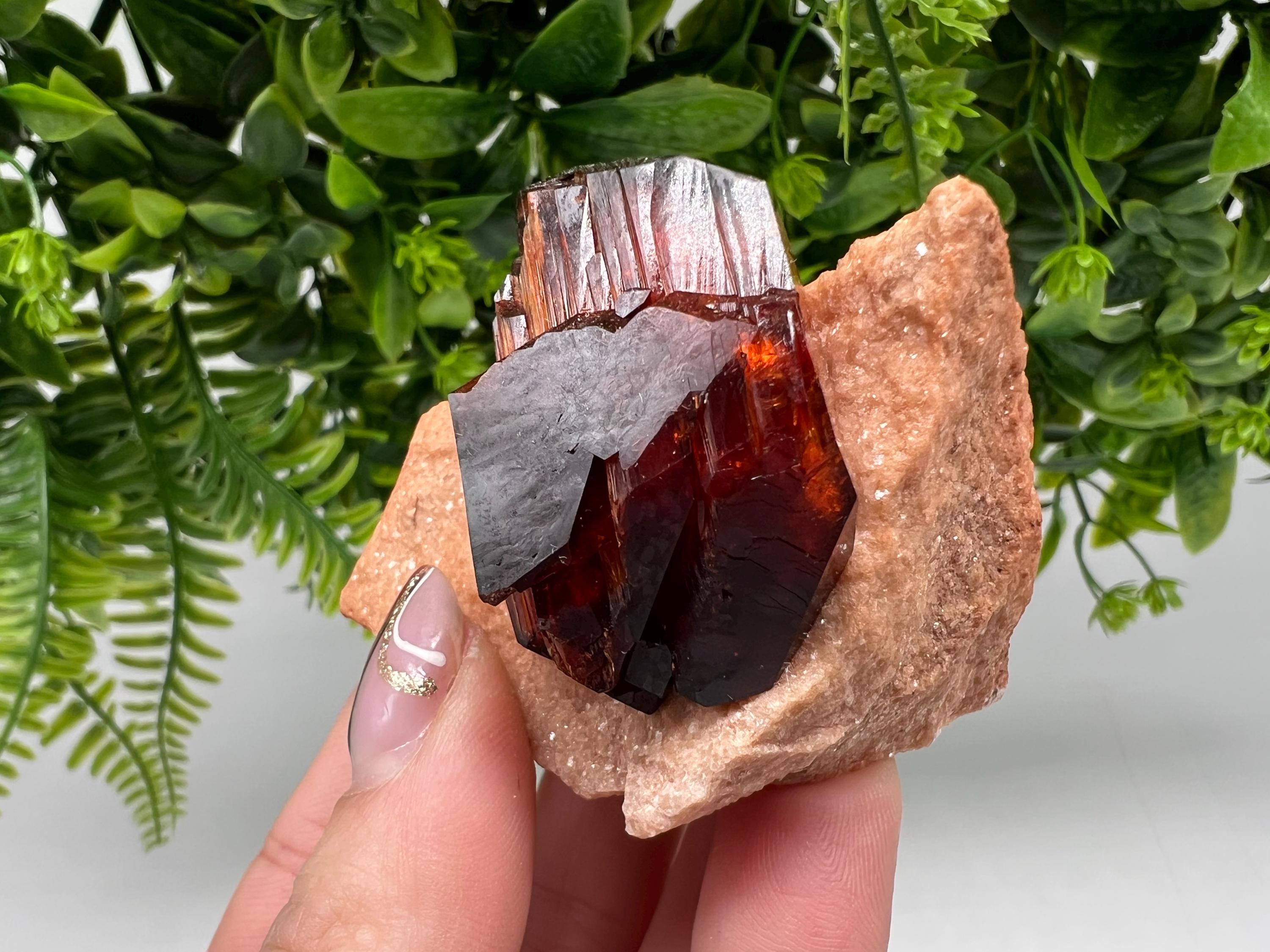 Orange-Brown Arcanite Mineral Specimen, Santa Ana Tin Mine