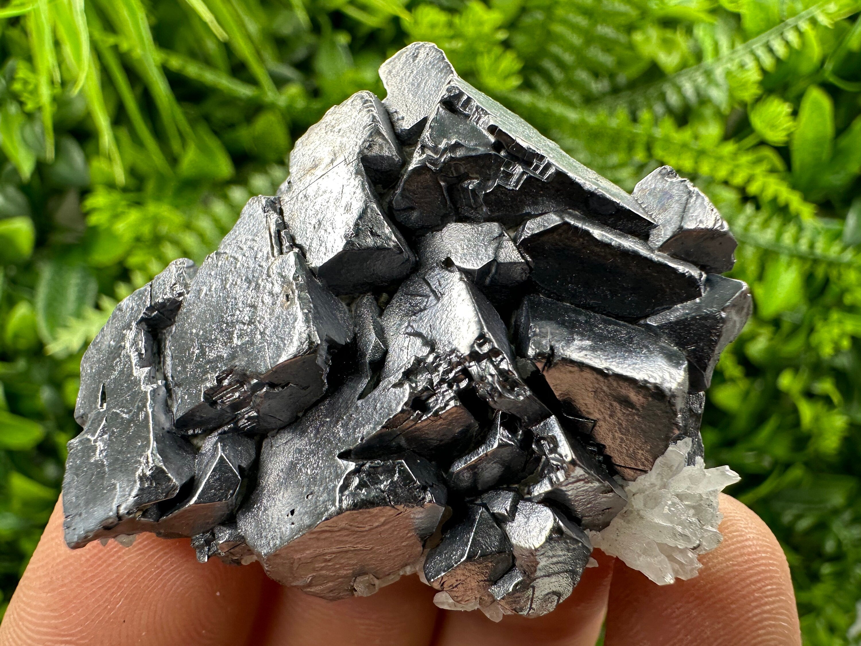 Skeletal Galena with Quartz, Natural Minerals, Bulgaria
