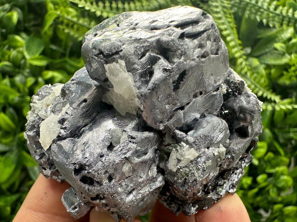 Galena on Sphalerite and Quartz, Borieva Mine, Bulgaria