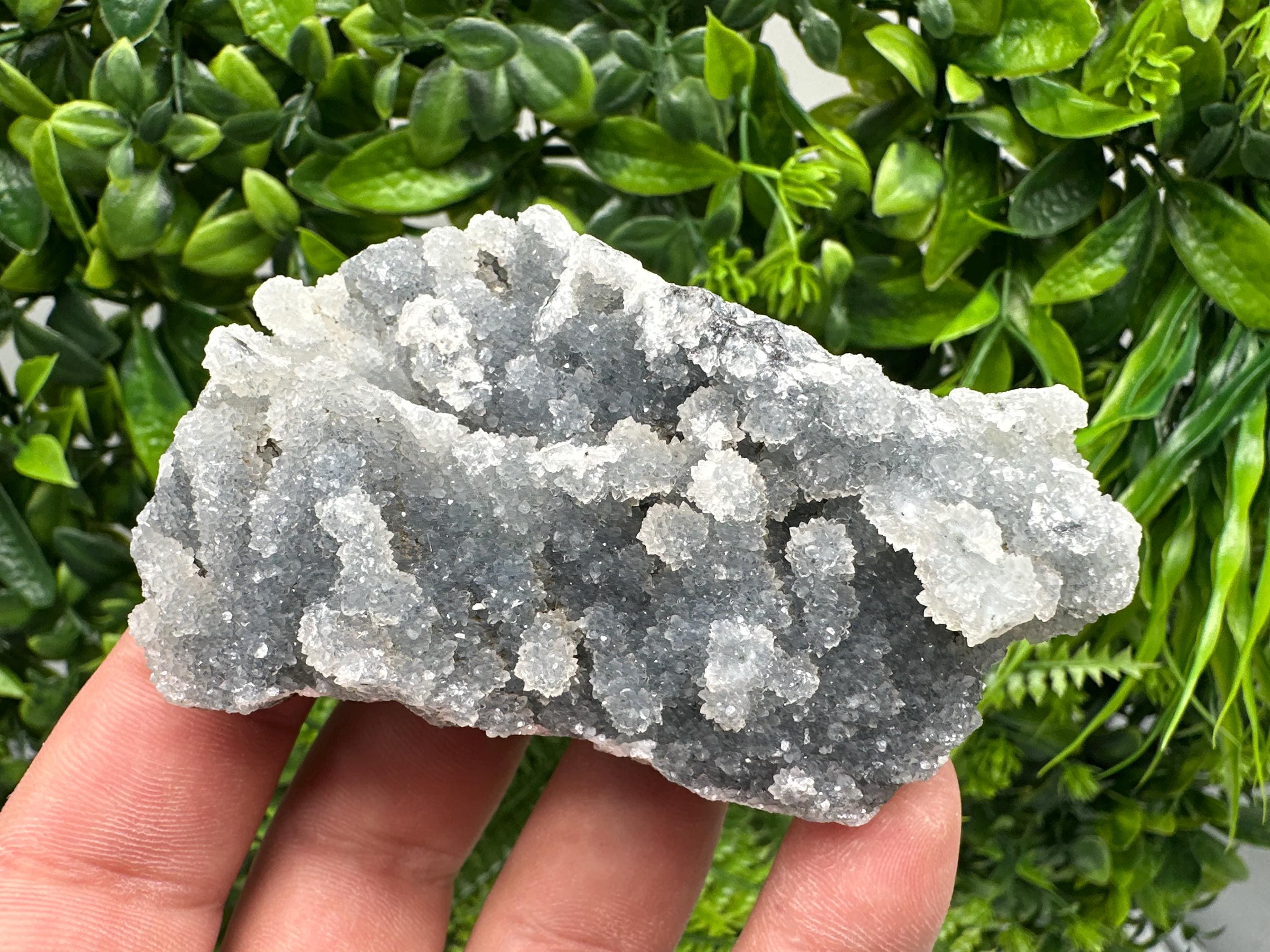 Natural Chalcedony Specimen: India Crystal Mineral, Home Decor