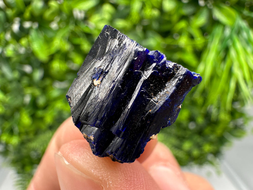Crystallized Azurite-Kerrouchen,Morocco-Blue Azurite Specimen-High Quality Blue Azurite-Azurite Mineral Specimen, gemmy,lustrous of Azurite