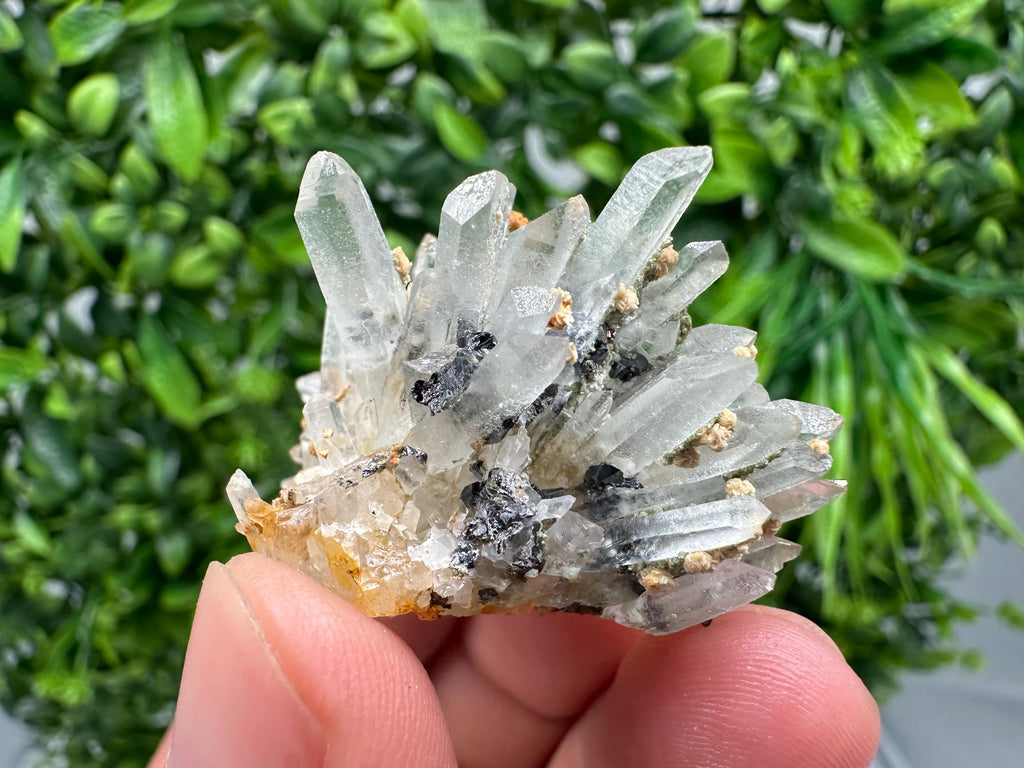 Stunning Quartz whit Siderite,Sphalerite,Hematite from 9th September mine,natural,collectible mineral specimen,home decor stone,gift,crystal