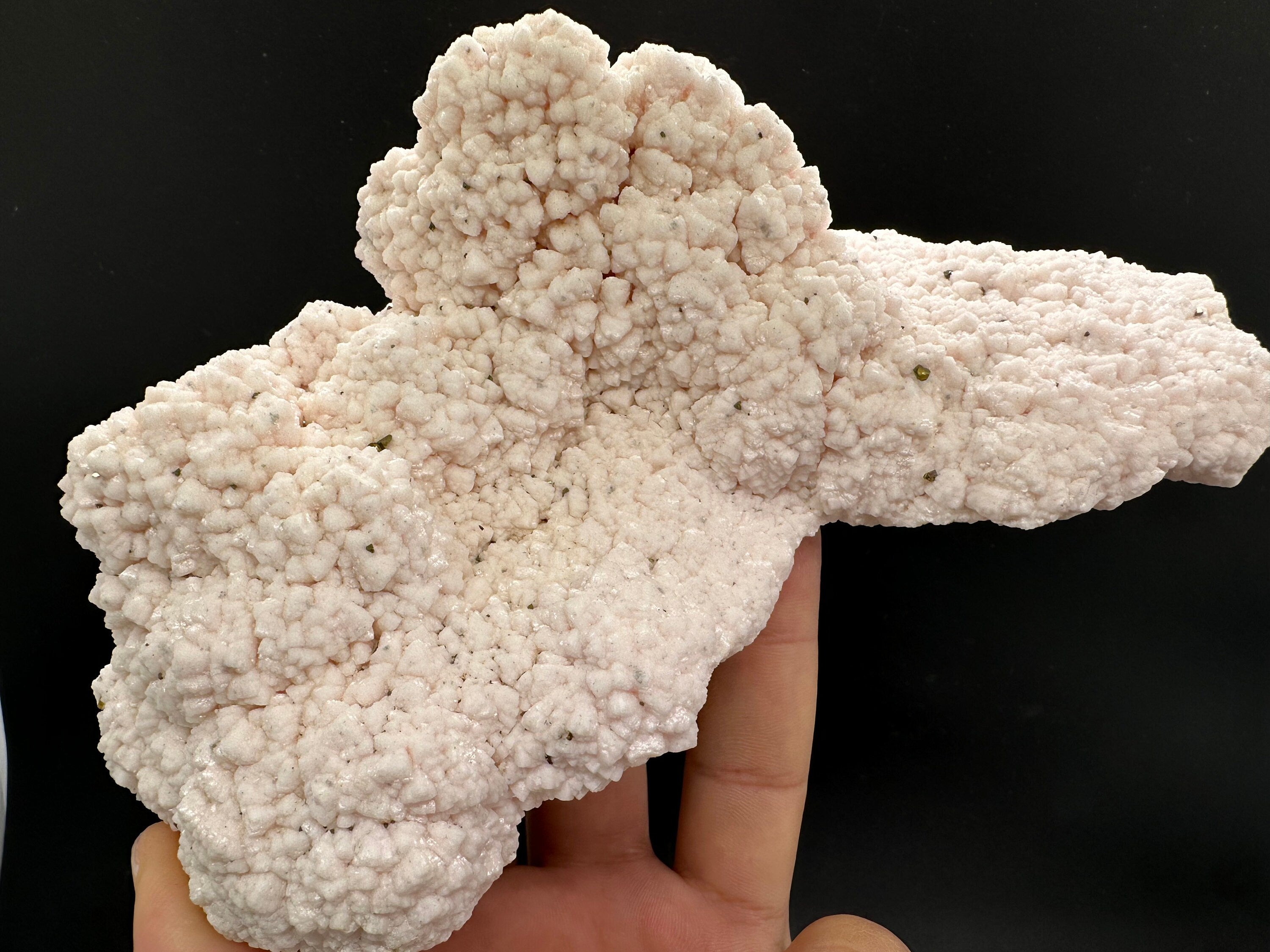 Rare Mangano Calcite with Chalcopyrite: Kryshev Dol Mine, Bulgaria