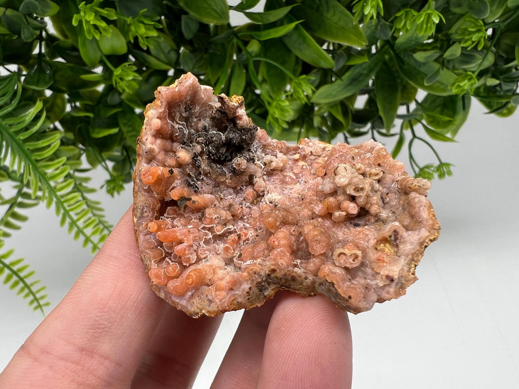 Moroccan Red Chalcedony Crystal Specimen, Rare Minerals