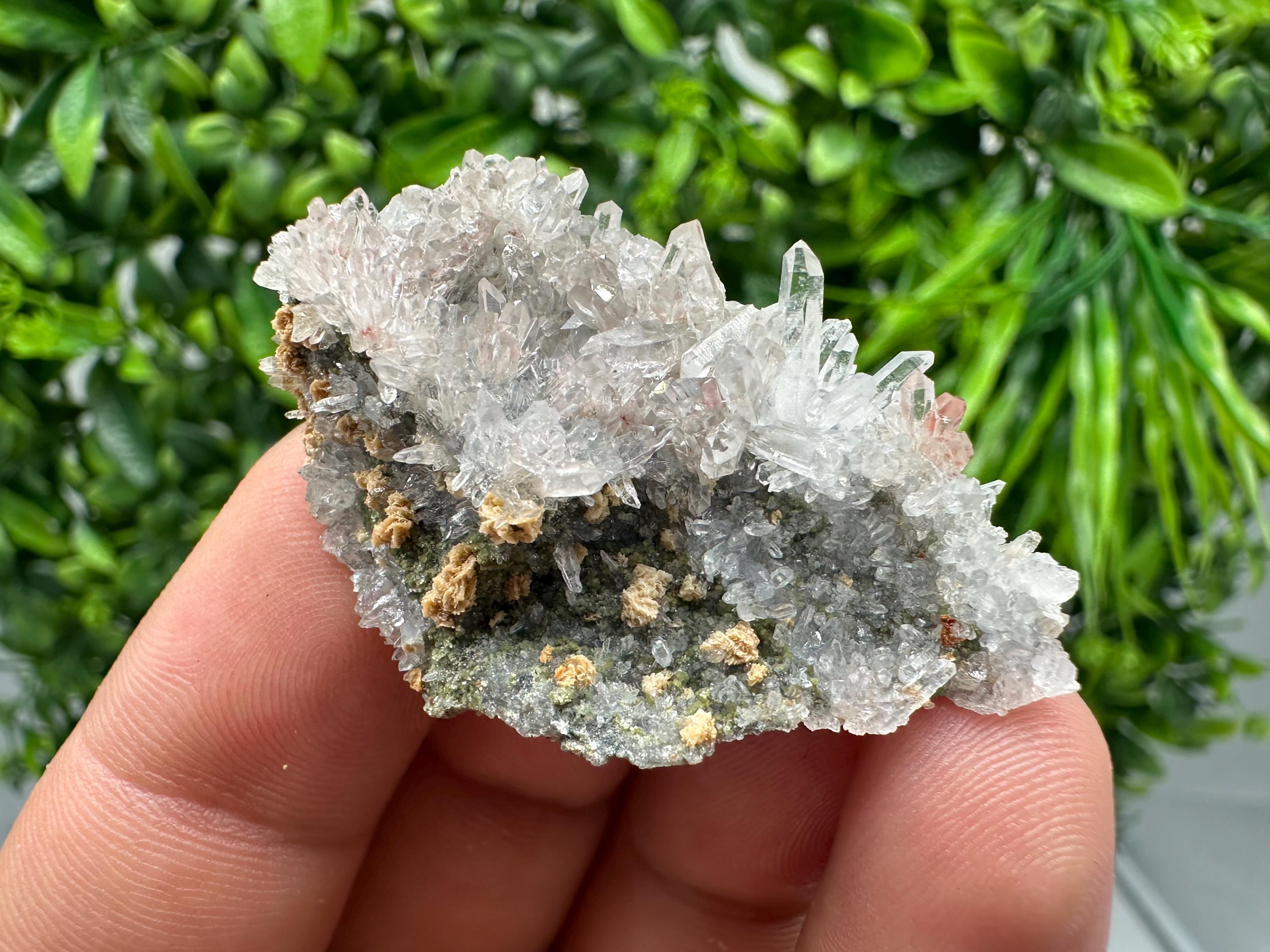 Quartz Siderite Sphalerite Hematite Mineral Specimen, 9th September Mine