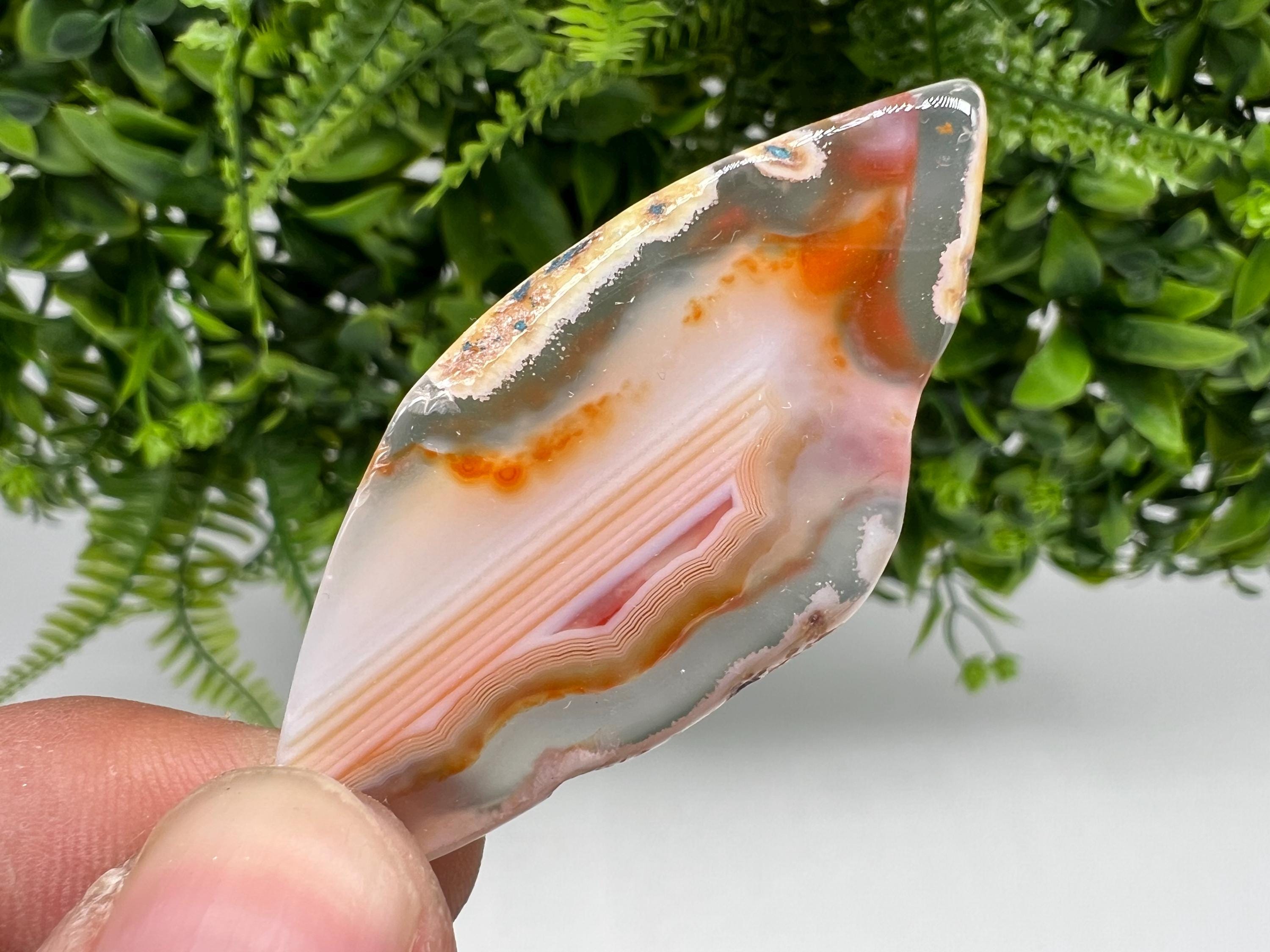 Polished Agate Slice: Spiritual Healing Crystal Coaster (3/6cm)