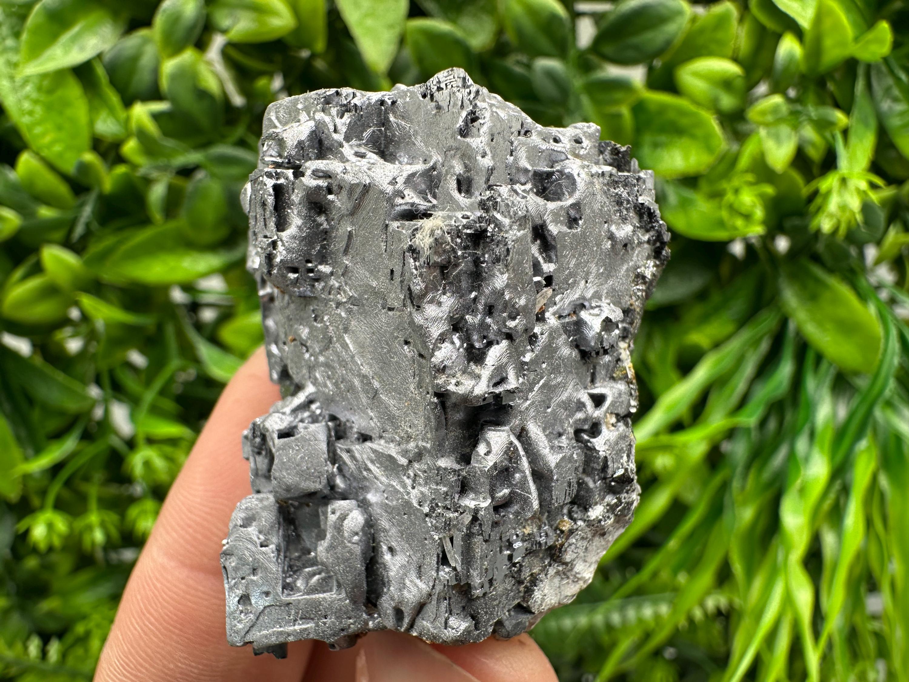 Skeletal Galena on Sphalerite, Bulgarian Crystal Mineral Specimen