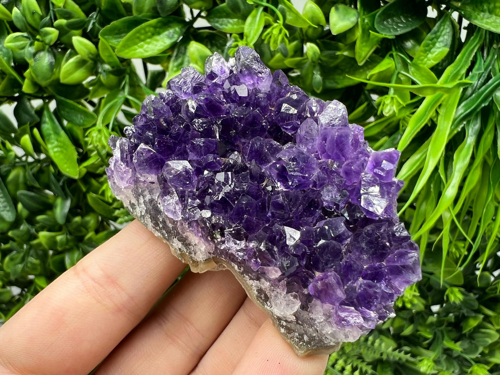 Uruguay Amethyst Crystal: Purple Quartz Home Decor, Energy Stone