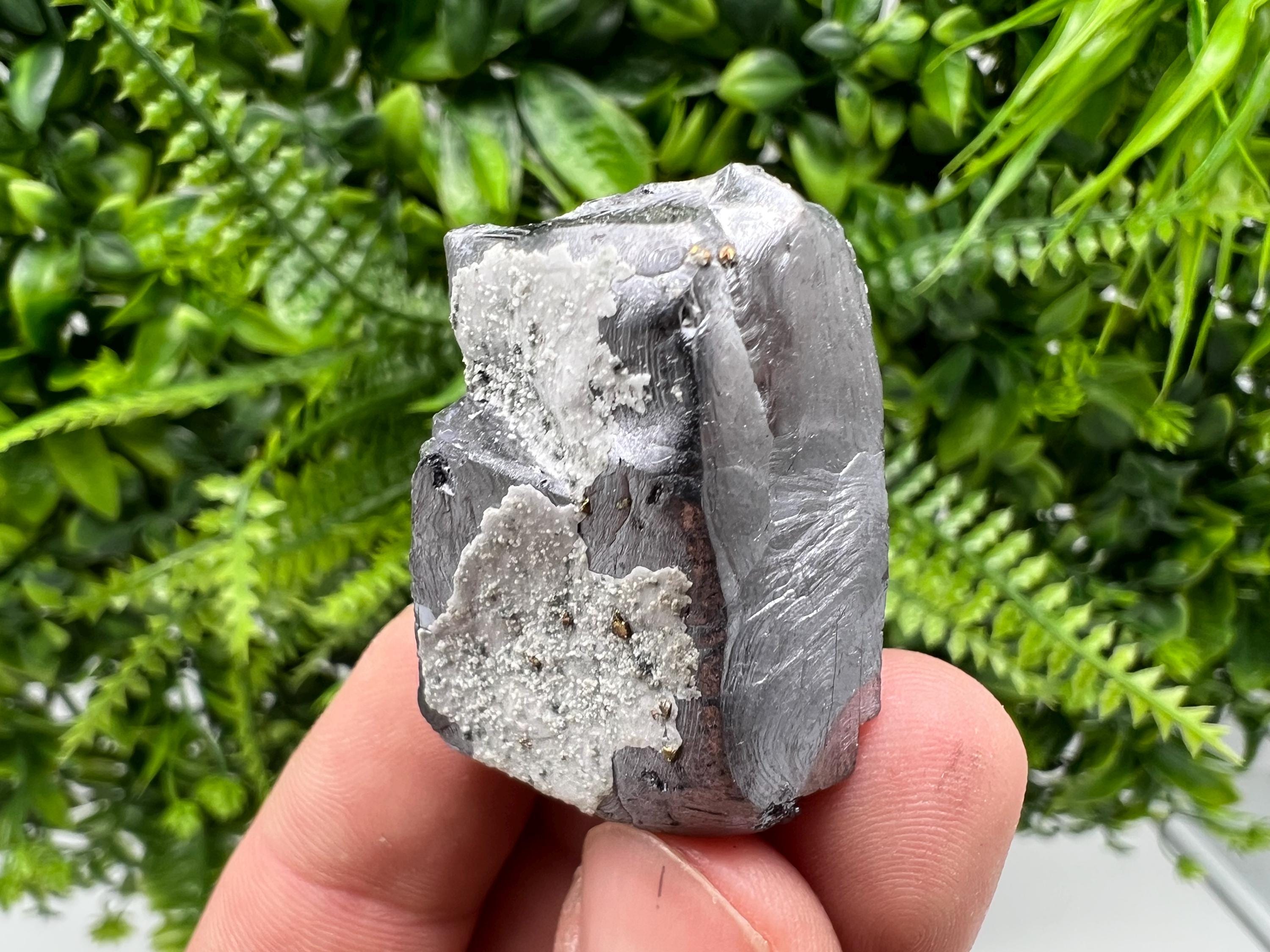 Skeletal Galena on Quartz, Borieva Mine Mineral Specimen