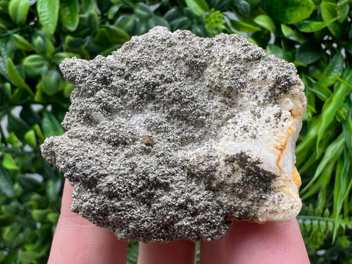 Barite, Marcasite on Chalcedony, from Androvo mine, Bulgaria, natural minerals souvenir, collection crystal, rare Barite cluster, gift, home