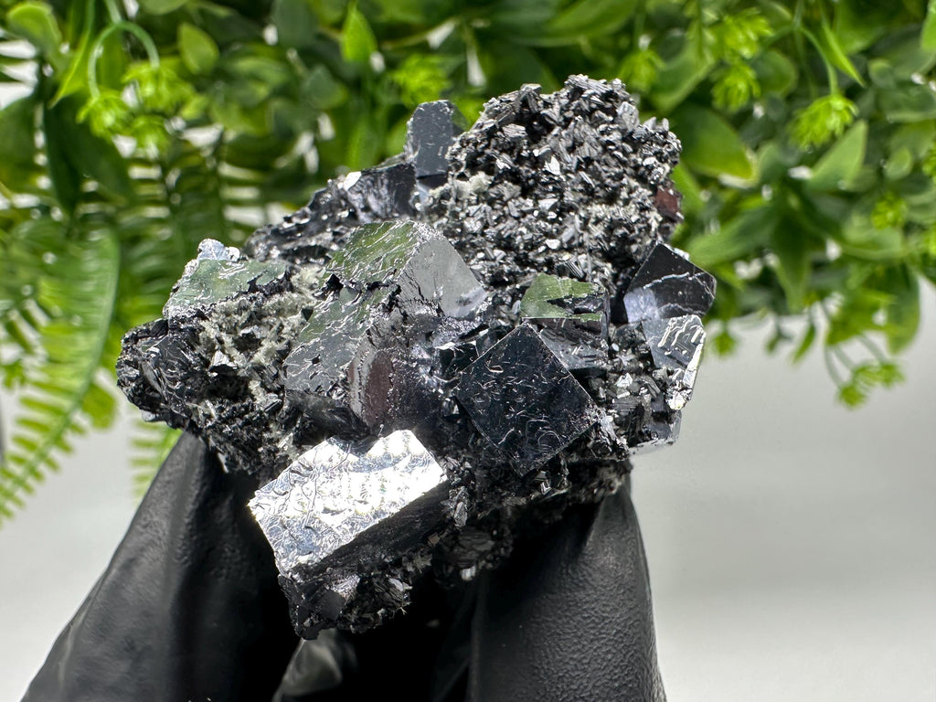 Galena Sphalerite on Quartz, Bulgaria Crystal Specimen