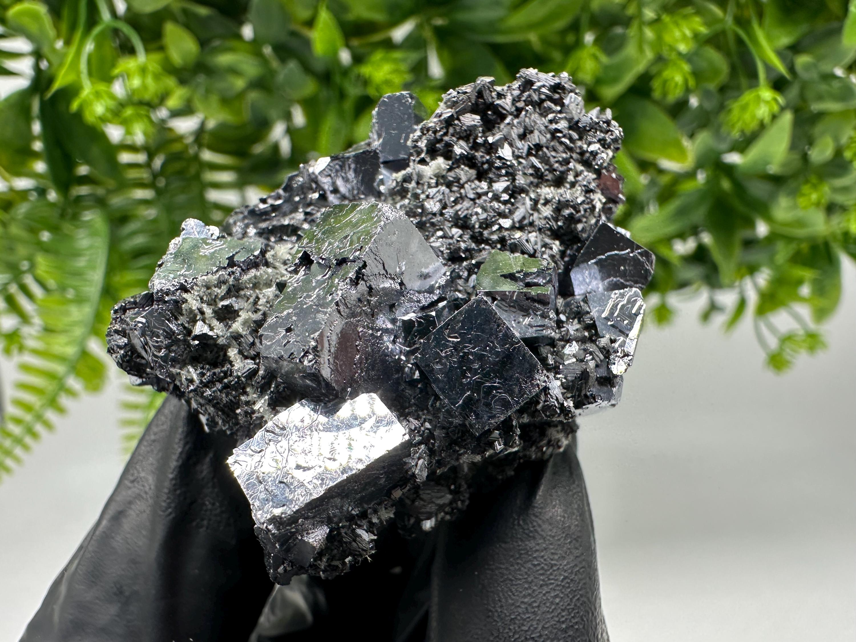Galena Sphalerite on Quartz, Bulgaria Crystal Specimen