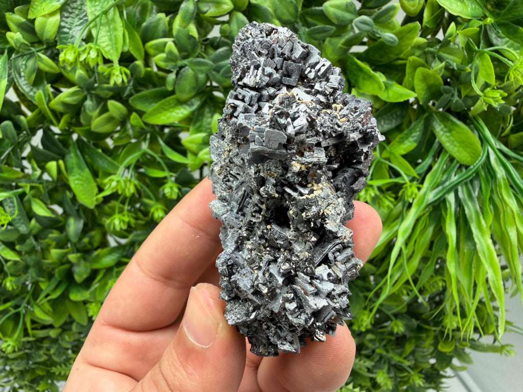 Aesthetic Natural shiny Galena whit Siderite and Quartz from 9 th September mine,Bulgaria,collection specimen,rare galena,Galena cluster