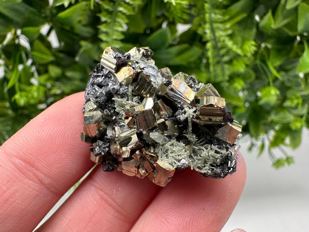 Stunning Pyrite on Quartz,Calcite from Borieva mine,Madan,Bulgaria,natural,collectible mineral specimen,home decor stone,collection crystal