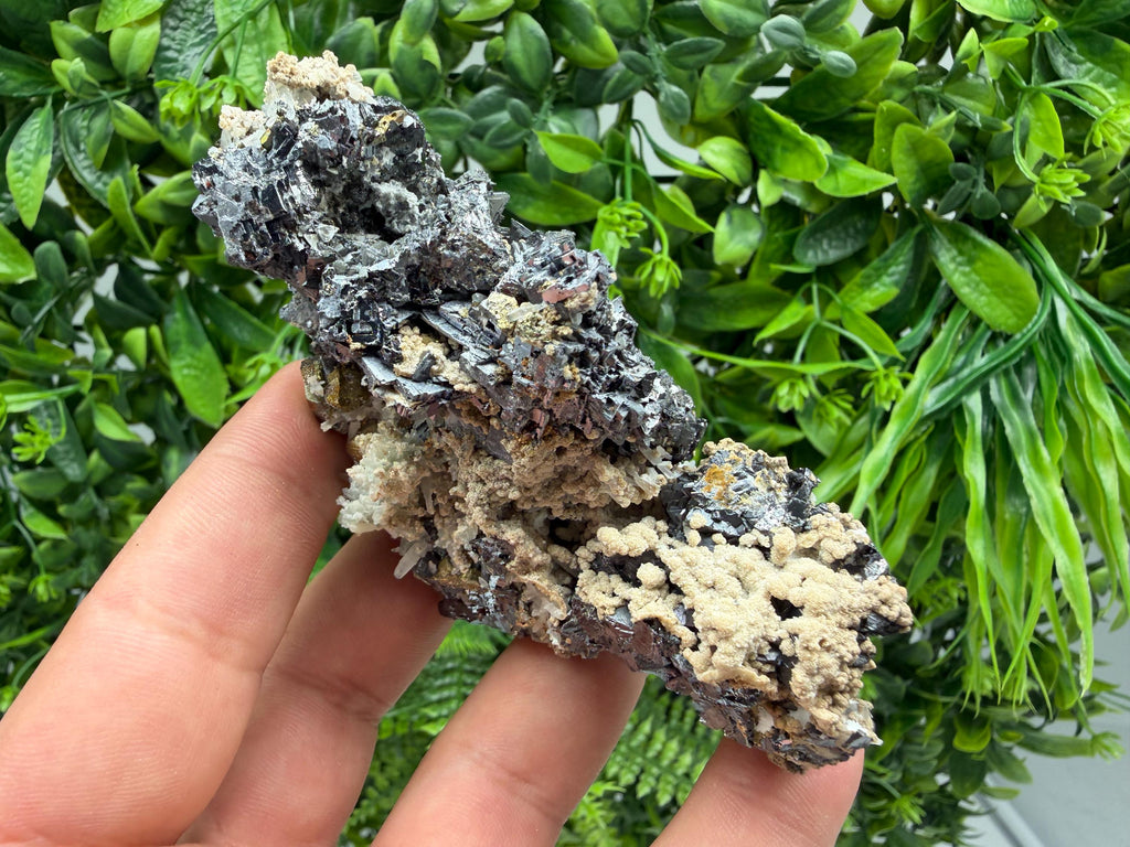 Wonderful Sphalerite Chalcopyrite on  Quartz whit Galena feom 9 th September mine,Bulgaria,natural,collection mineral specimen,gift