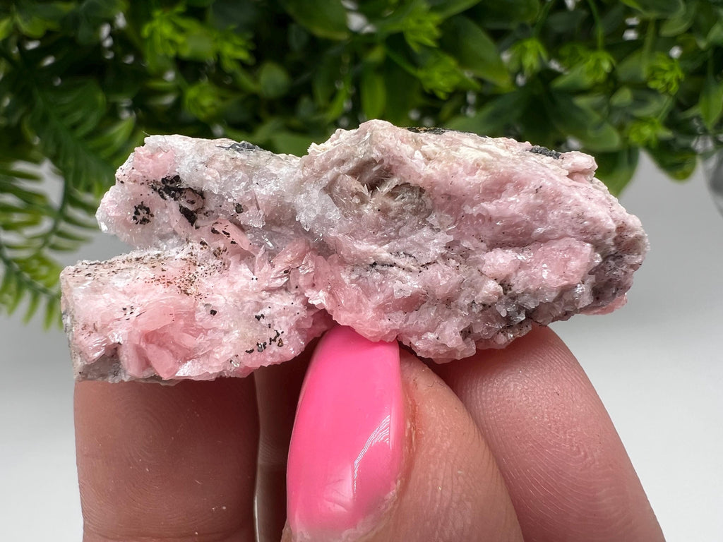 Beautiful Rhodochrosite on Quartz,pink minerals,Starnica Mine,Davidcovo,Bulgaria natural minerals,collection crystal,gift home decor,collec