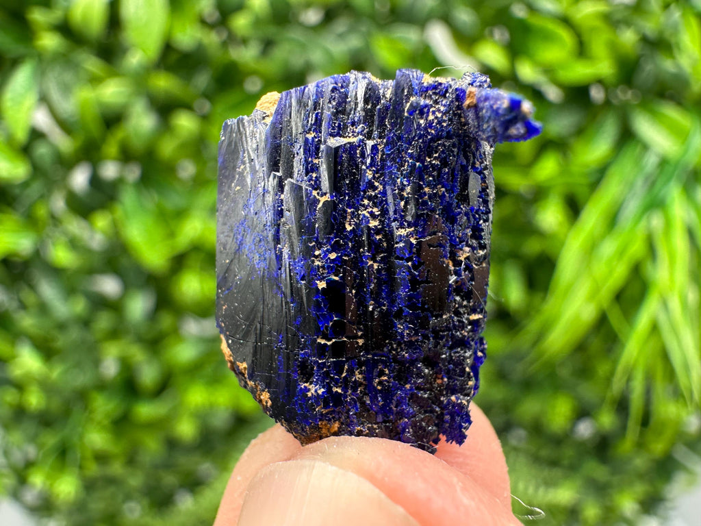 Crystallized Azurite-Kerrouchen,Morocco-Blue Azurite Specimen-High Quality Blue Azurite-Azurite Mineral Specimen, gemmy,lustrous of Azurite