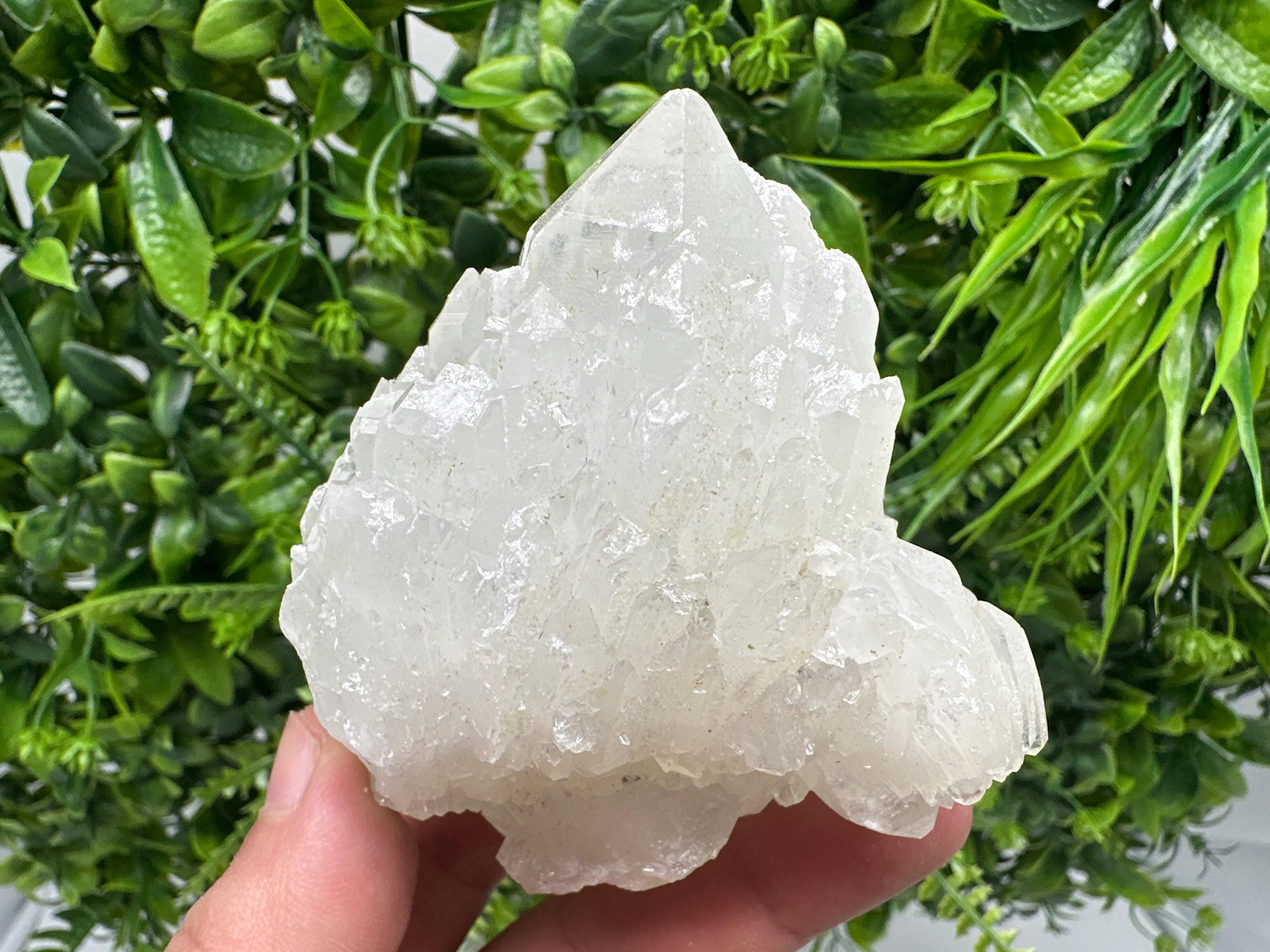 Natural Quartz with Epidote Mineral Specimen, Bulgaria