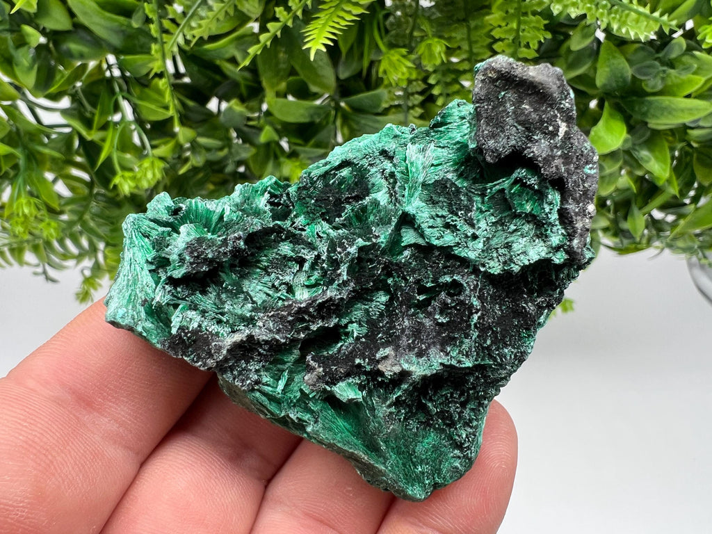 Polished Green Malachite Crystal Specimen from Congo