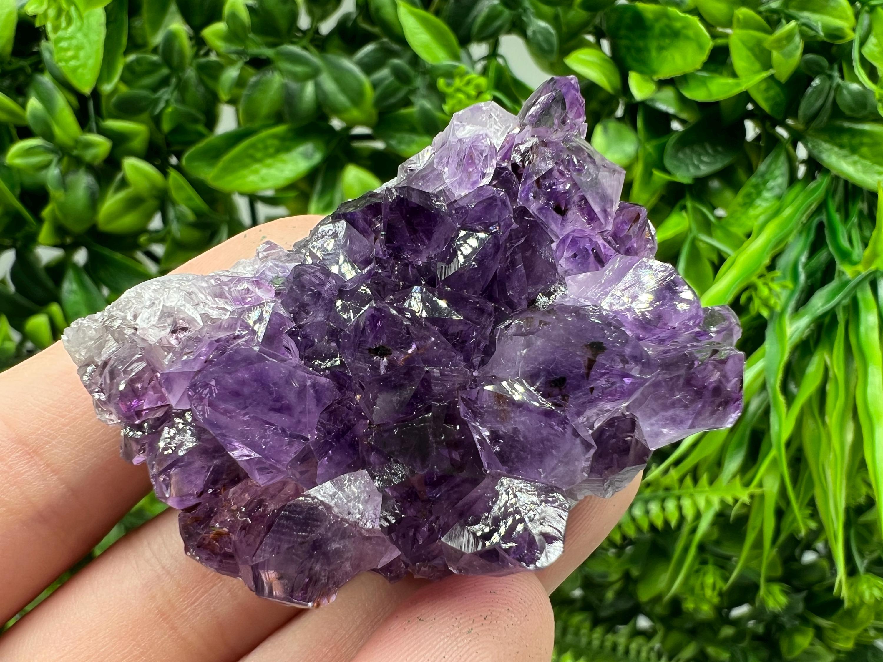 Purple Amethyst Crystal from Uruguay: Natural Energy Stone