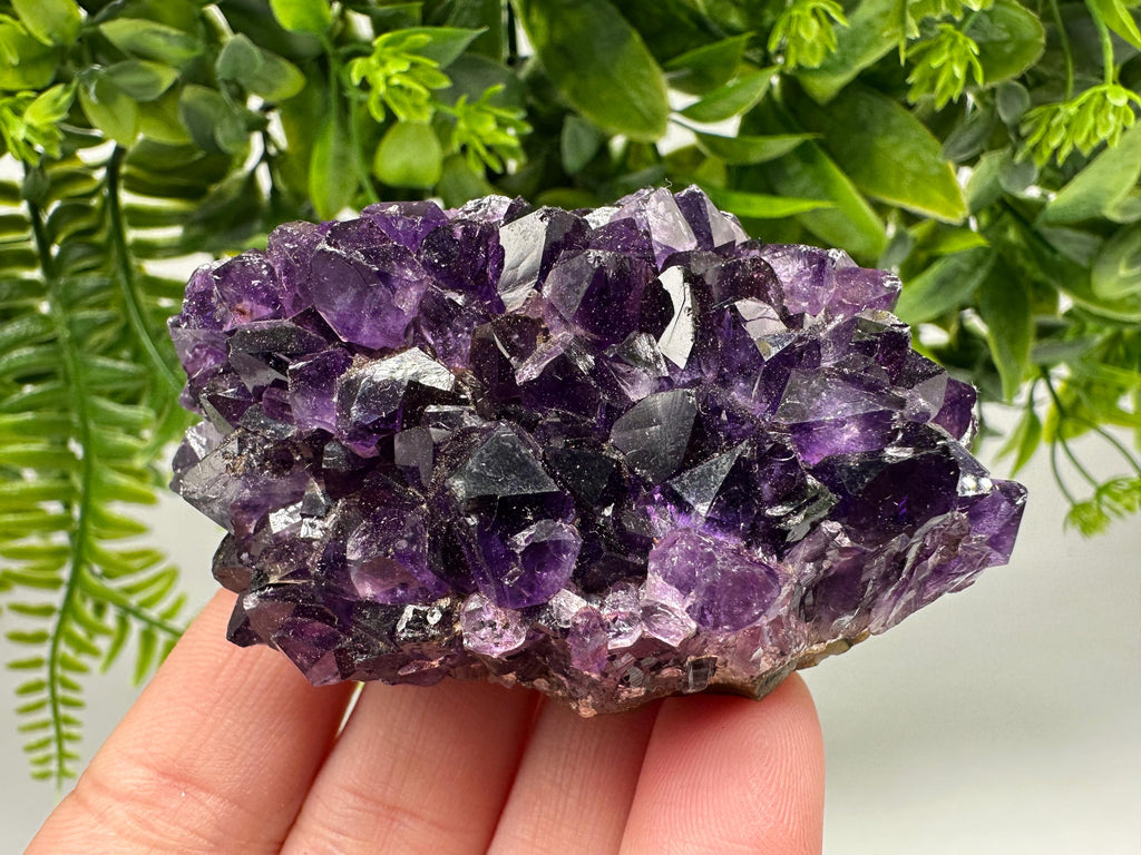 Uruguay Amethyst Crystal: Purple Quartz Home Decor, Energy Stone