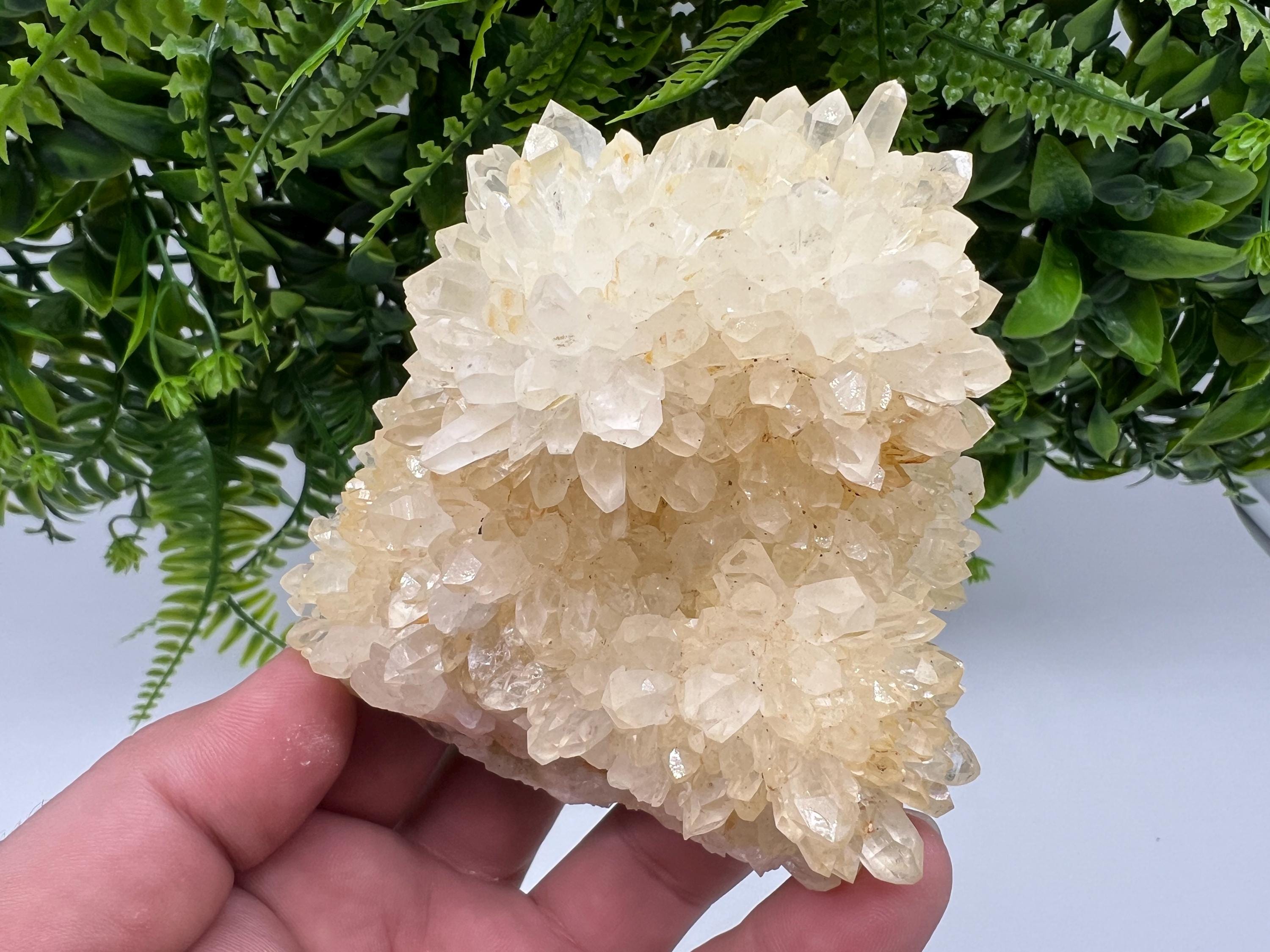 Stunning LIMONITE Quartz whit inclusions natural minerals souvenir gift crystal collection stone rare Quartz cluster 9 September Bulgaria