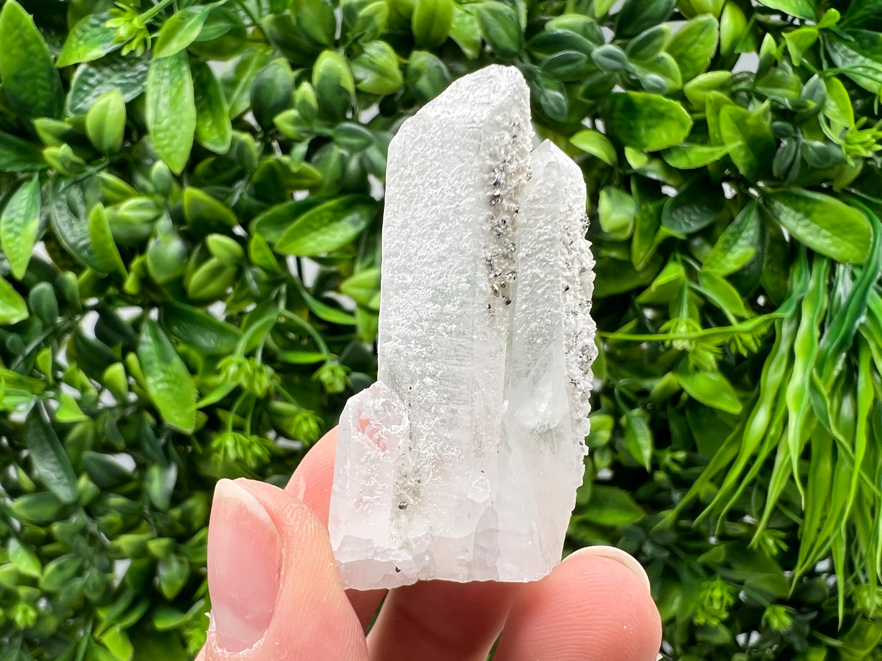 Quartz with Pyrite, Krushev dol Mine, Bulgaria, Crystal Home Decor