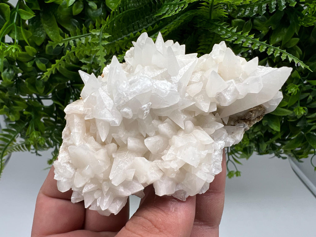 Calcite on Aragonite: Djurcovo Mine, Bulgaria Crystal