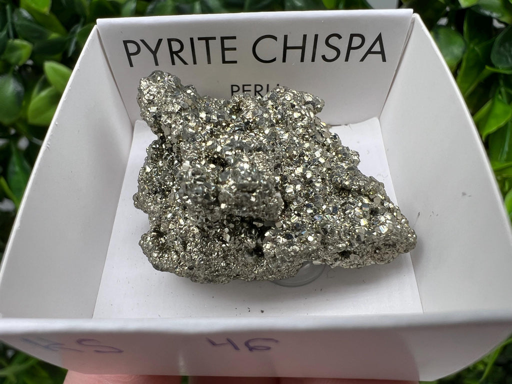 Peruvian Pyrite Cluster: Shiny Cube Mineral Specimen, Home Decor Stone