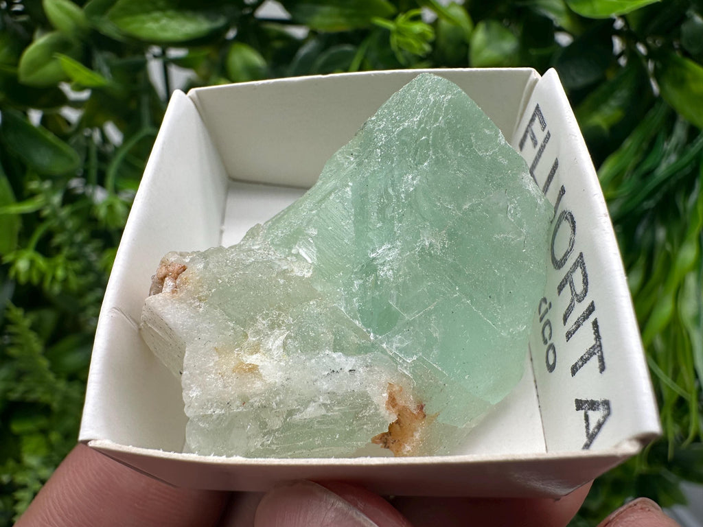 Rare Rainbow Fluorite Cube: Raw Mexican Crystal, Meditation Stone