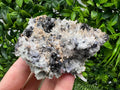 Aesthetic Natural shiny Galena whit Siderite and Quartz from 9 th September mine,Bulgaria,collection specimen,rare galena,Galena cluster