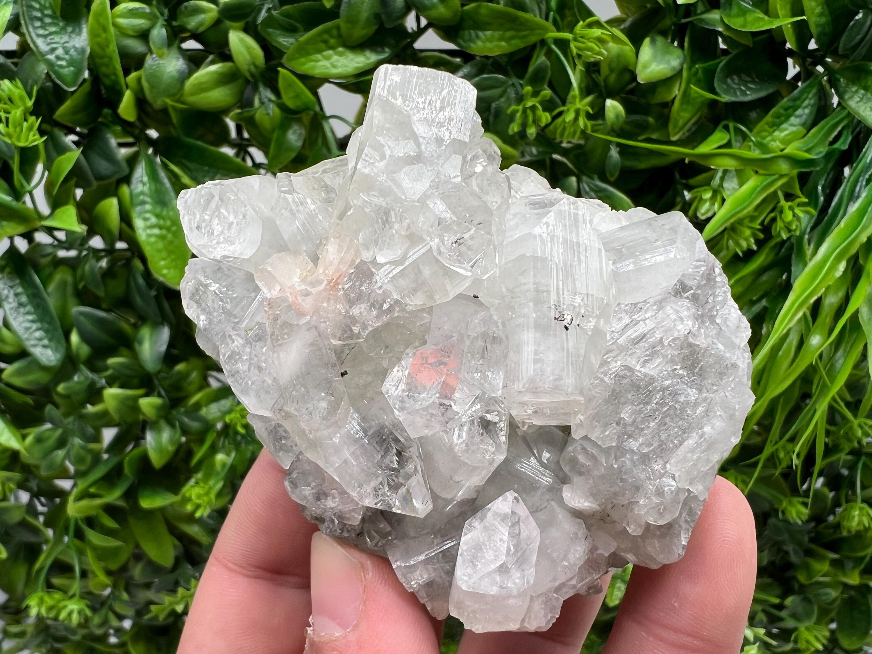 STUNNING Transparent Apophyllite on Chalcedony,natural, collection minerals specimen,India Minerals,Crystal, Stone Mineral Specimens India
