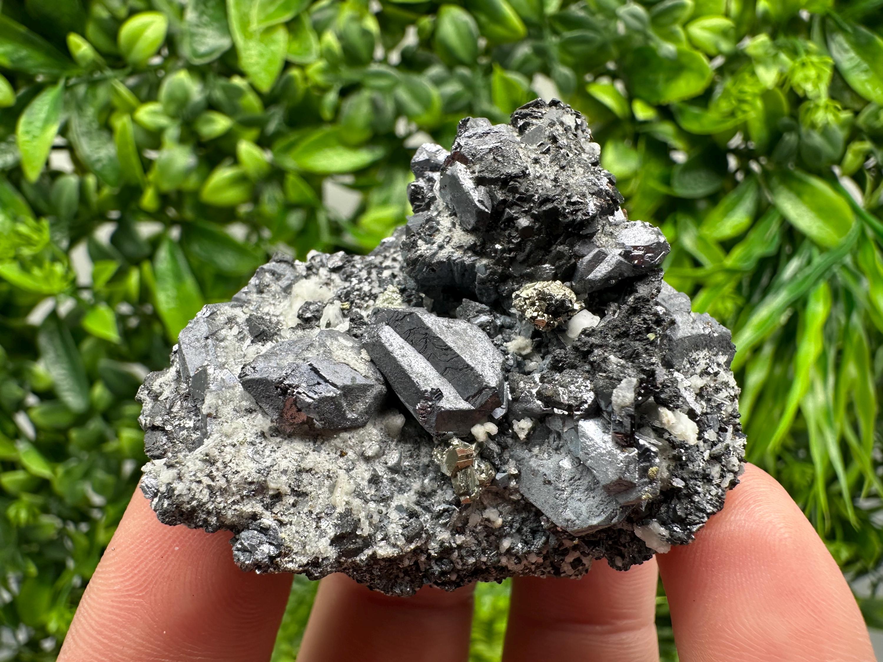 Stunning Shpinel Galena on Sphalerite from Borieva mine,Madan,Bulgaria,Natural,collectible mineral specimen,home decor,collectible’s crystal