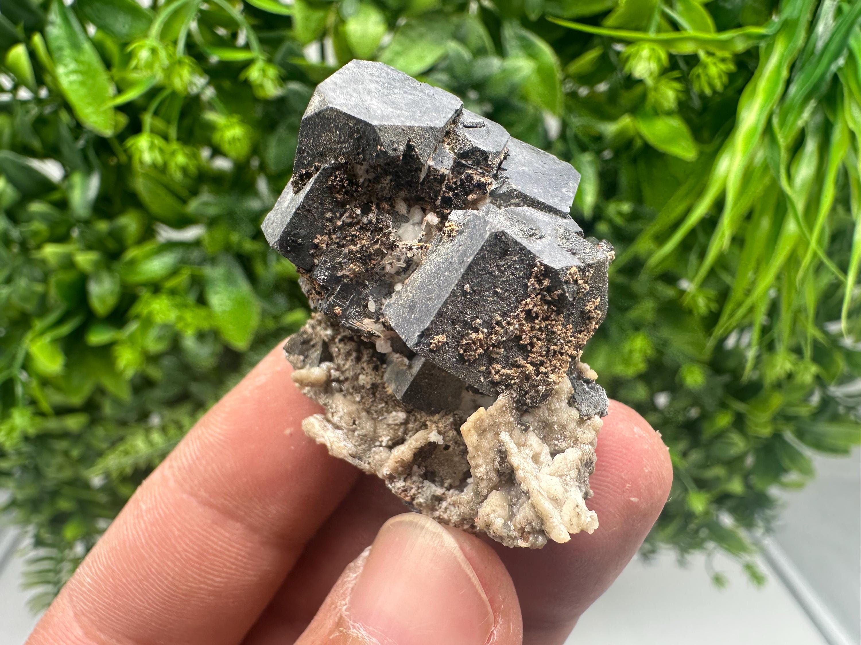 Skeleton Galena Cluster: Rare Morphology Crystal Mineral, Bulgaria