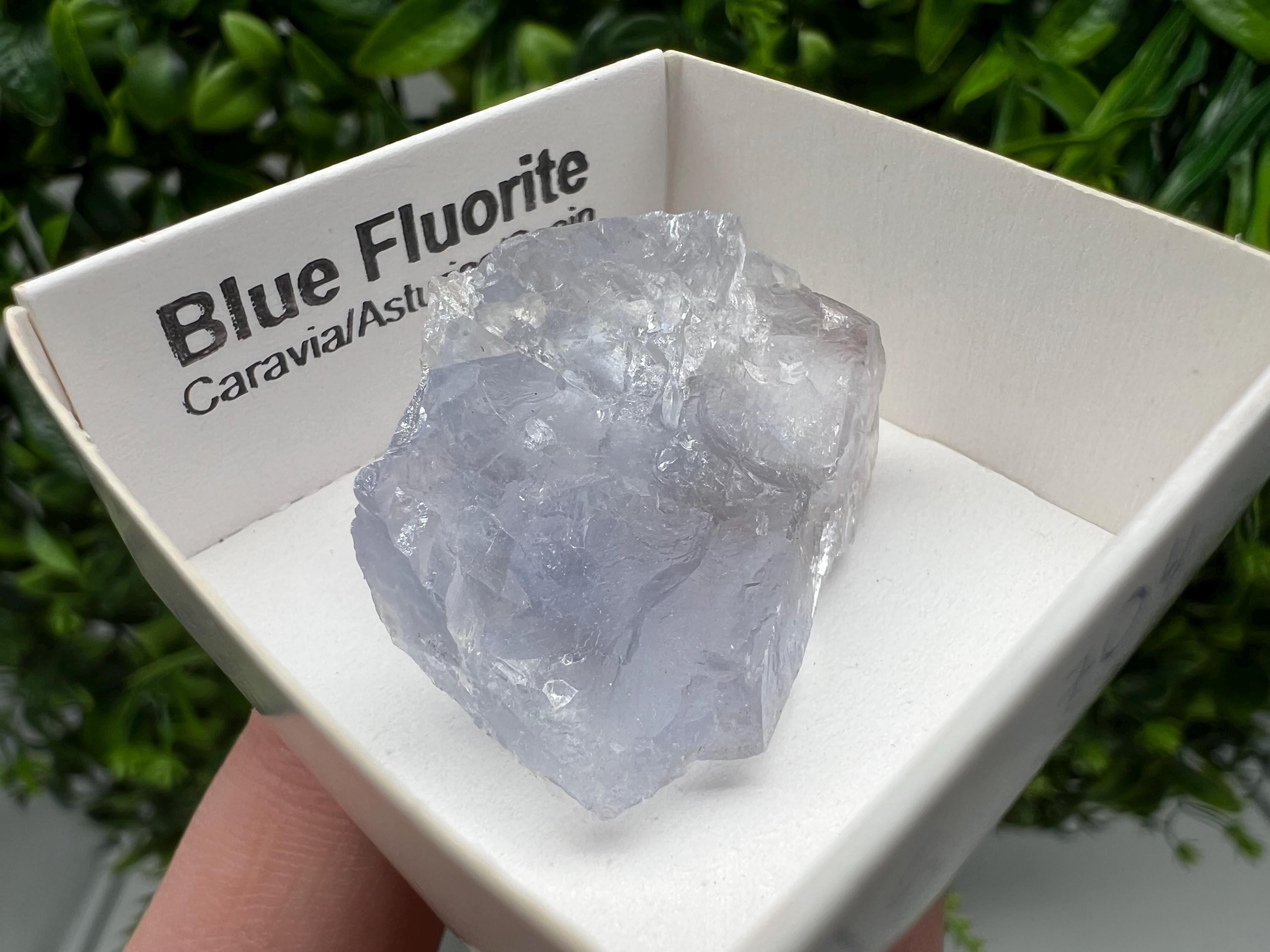 Blue Fluorite Mineral Specimen: Spanish Crystal Collection (3/3 cm