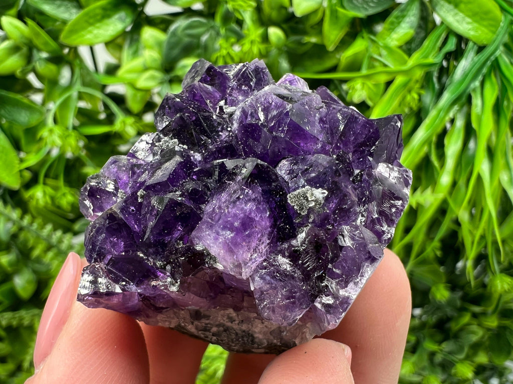Uruguay Amethyst Crystal: Purple Quartz Home Decor, Energy Stone