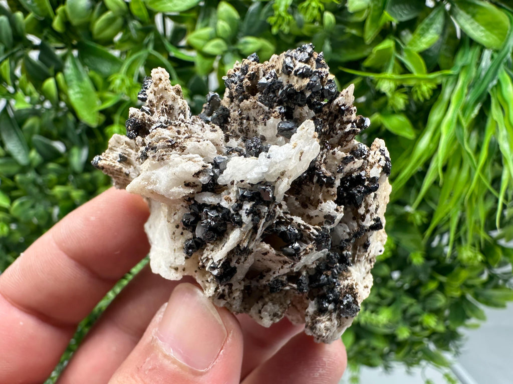 Stunning Sphalerite on Calcite from 9 th September mine,Madan,Bulgaria,Natural,collection mineral specimen,home decor stone ,Rare crystal