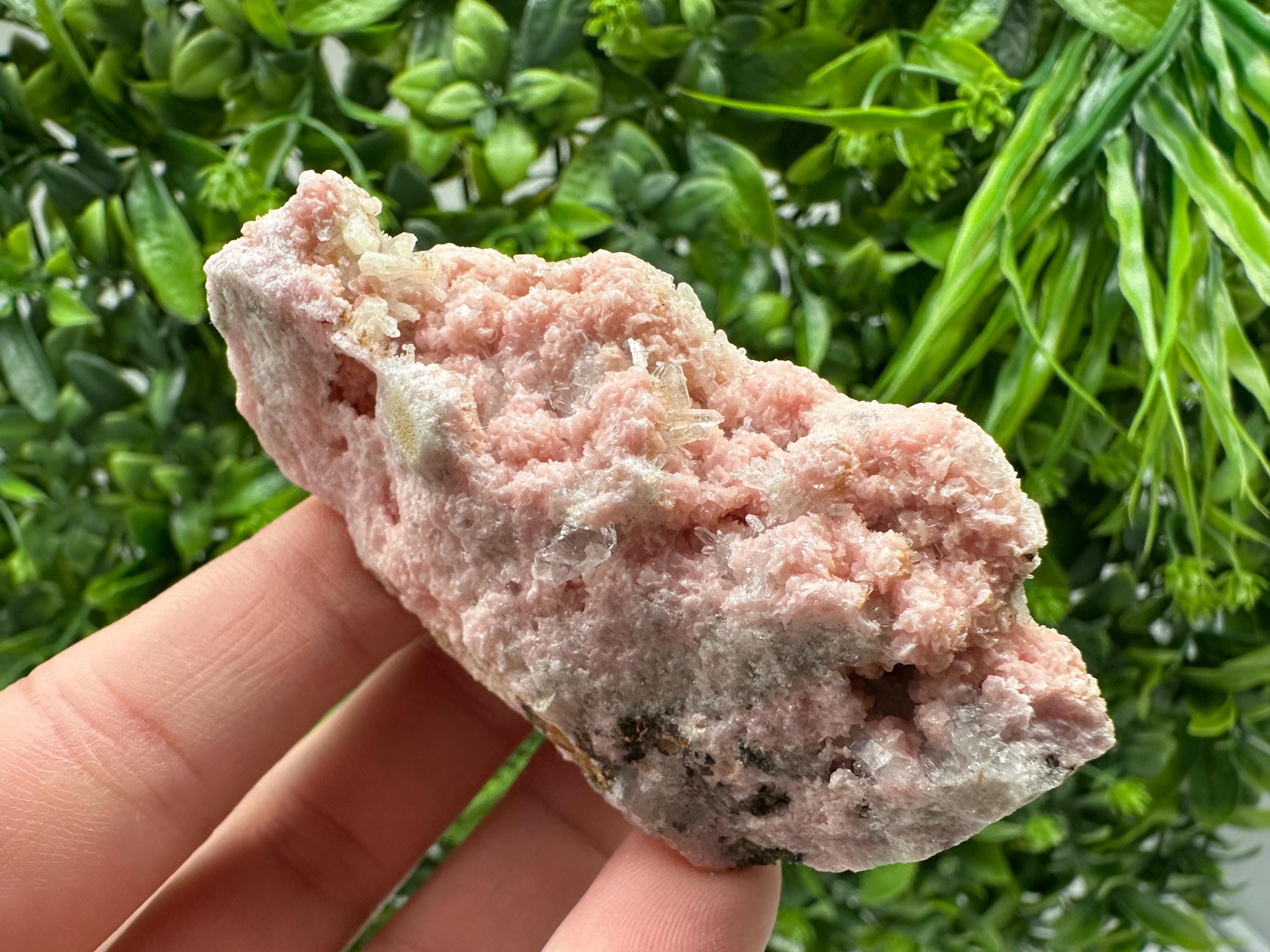 Pink Rhodochrosite Crystal: Starnica Mine, Bulgaria, Home Decor